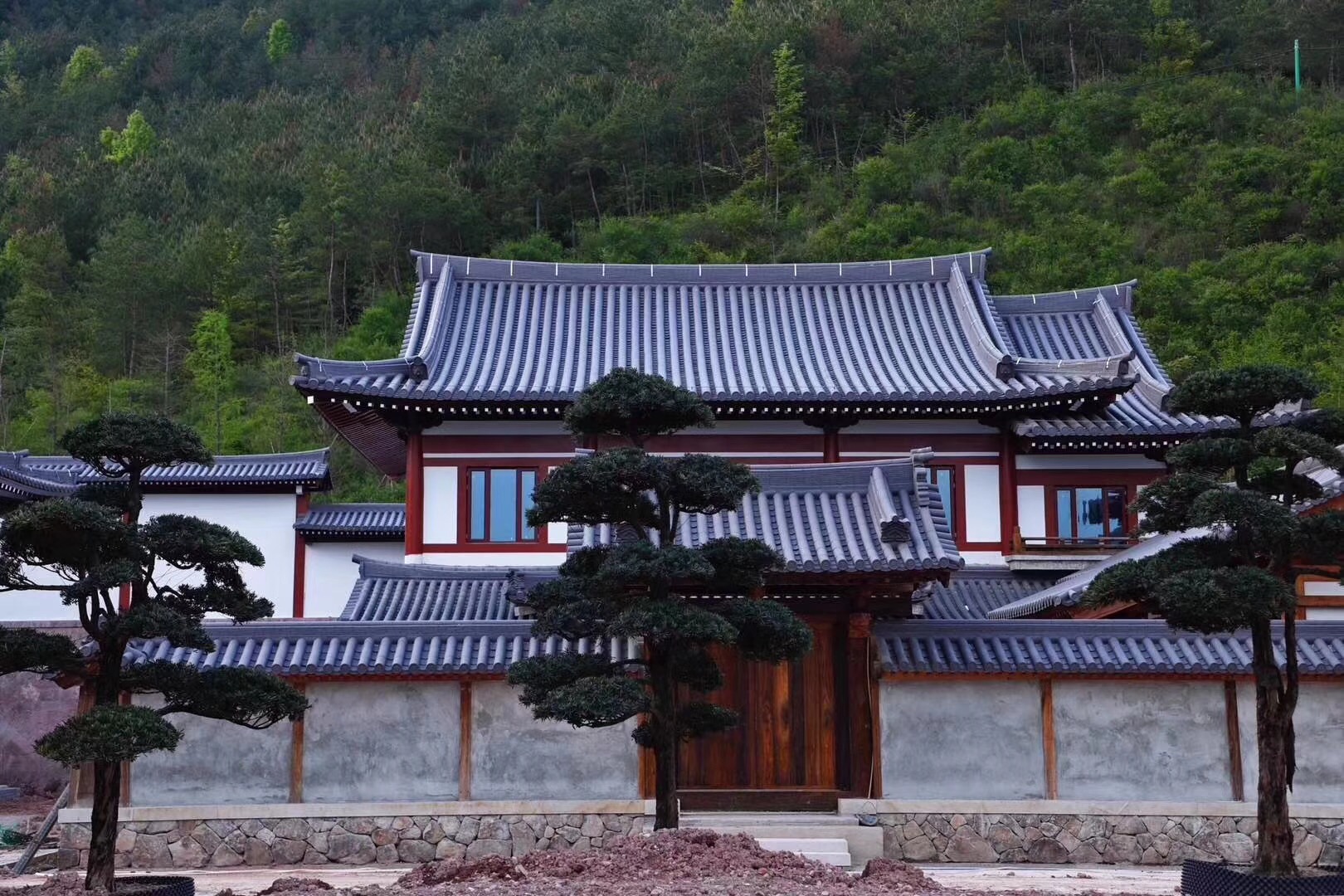 寺廟筒瓦建造案例